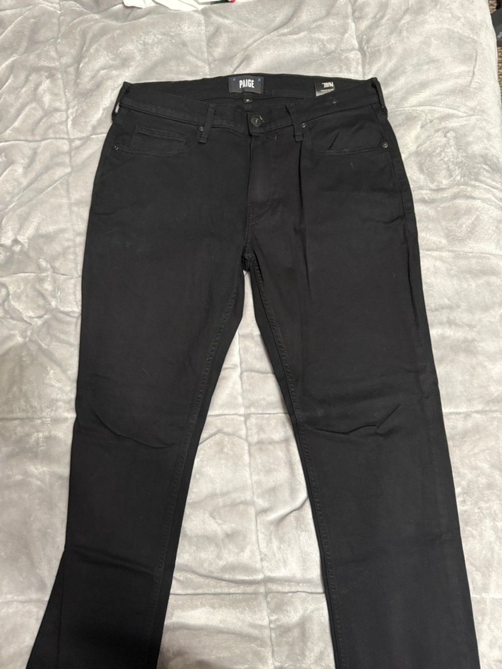 PAIGE Men’s Slim Fit Black Jeans